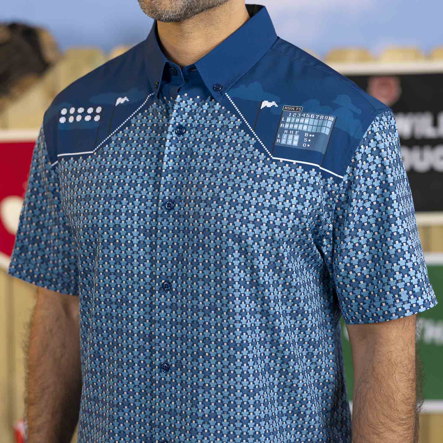 8-Bit Ballpark – KUNUFLEX Short Sleeve Shirt