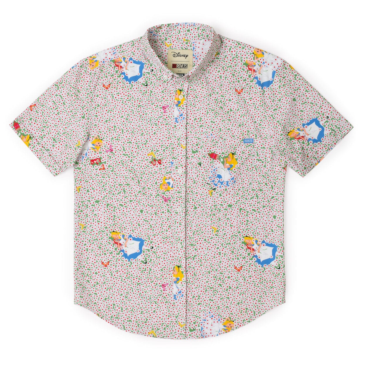 Disney's Alice in Wonderland "A World of My Own"- KUNUFLEX Short Sleeve Shirt - Image 4