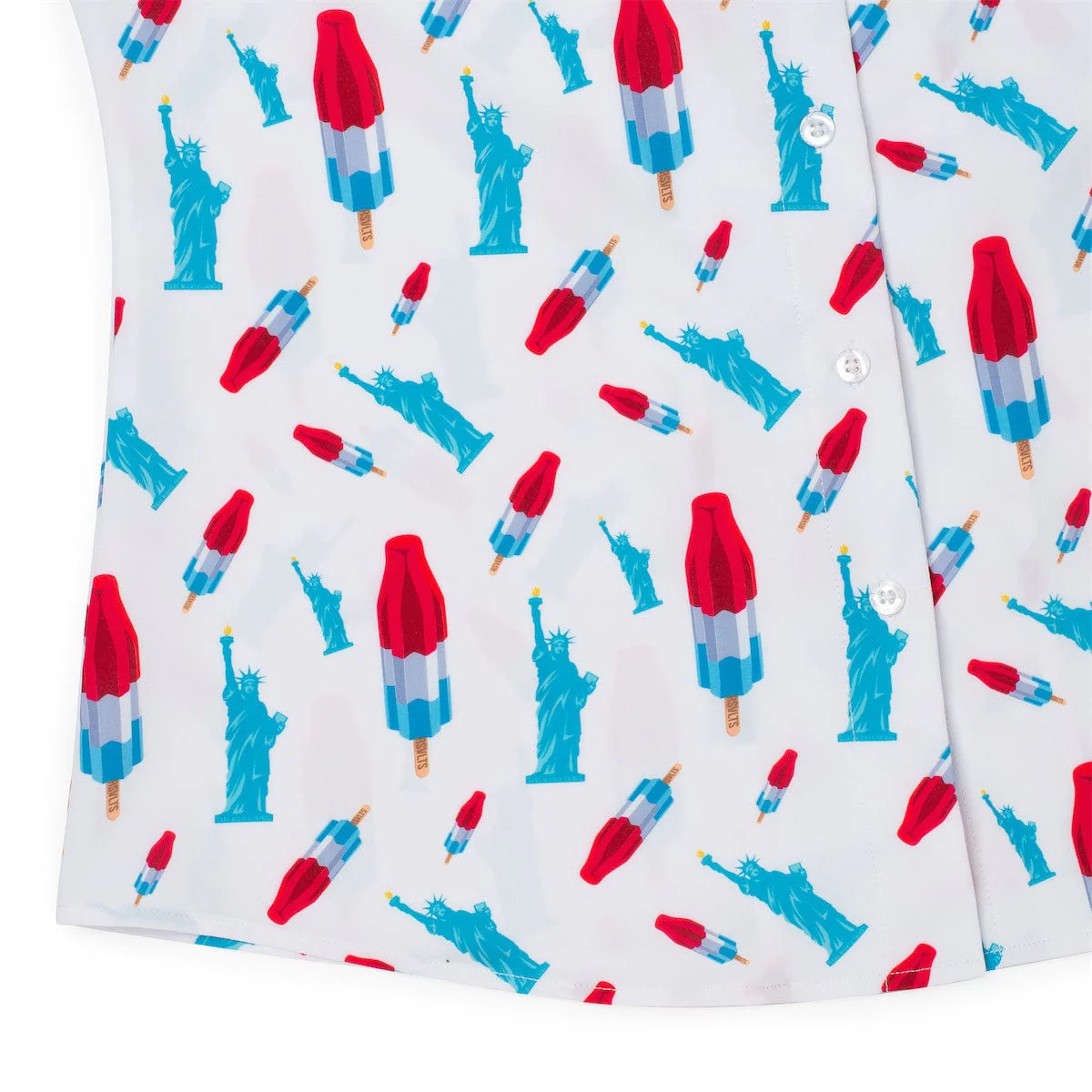 America Pops & Freedom ā Women's KUNUFLEX Short Sleeve Shirt (Legends Edition) - Image 5