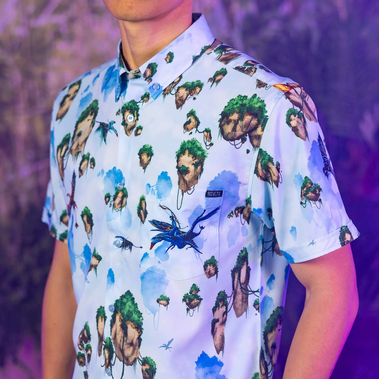 Avatar "Hallelujah Mountains" – KUNUFLEX Short Sleeve Shirt - Image 4