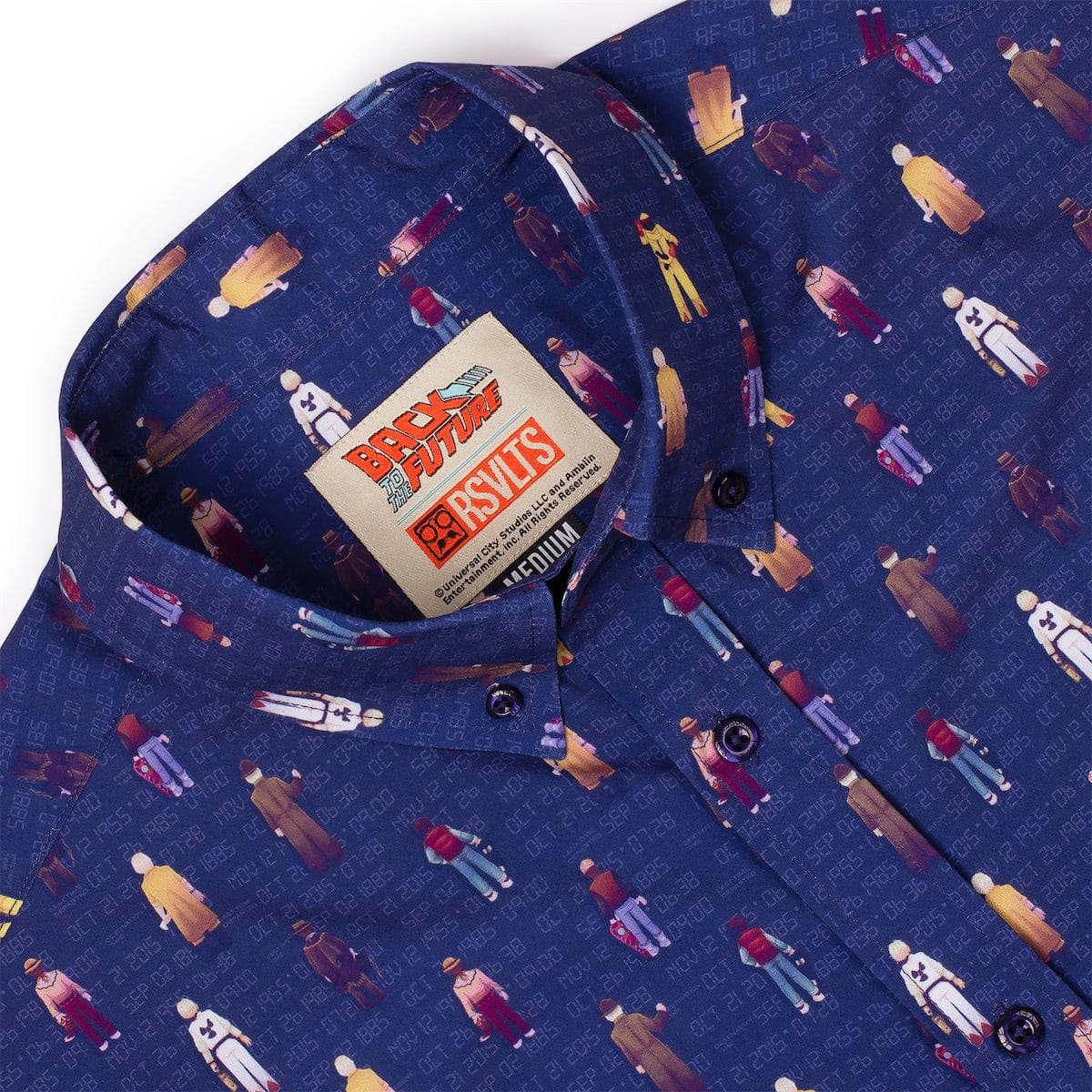 Back to the Future "Past. Present. Future." – KUNUFLEX Short Sleeve Shirt - Image 6