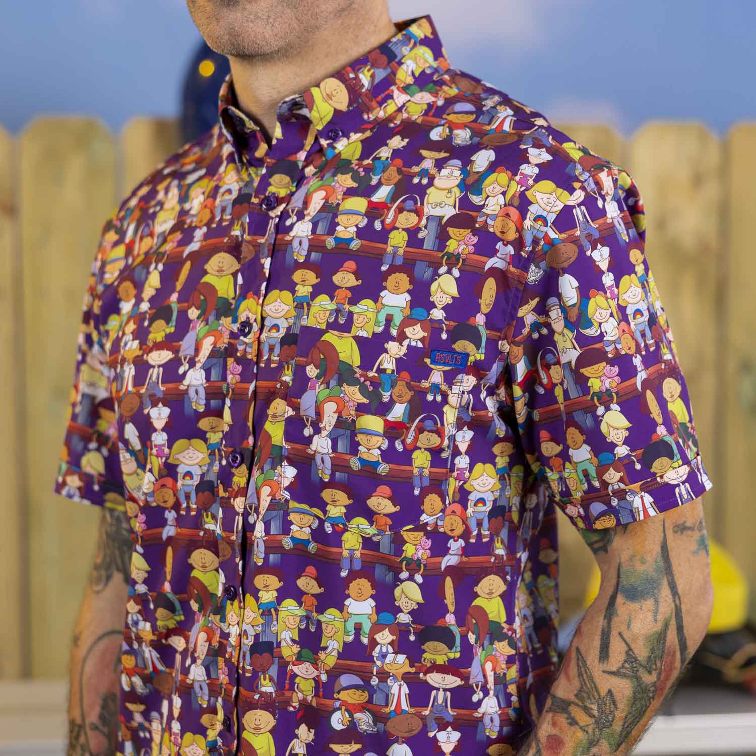 Backyard Sports "Backyard Bleachers" – KUNUFLEX Short Sleeve Shirt - Image 4