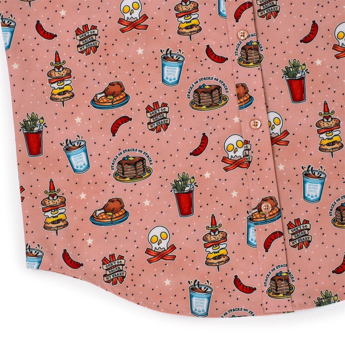 Bacon, Ink, and Cheese – KUNUFLEX Short Sleeve Shirt - Image 5
