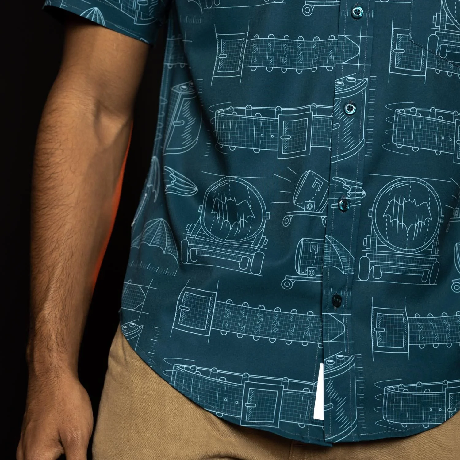 Batman "Batprints" – KUNUFLEX Short Sleeve Shirt - Image 5