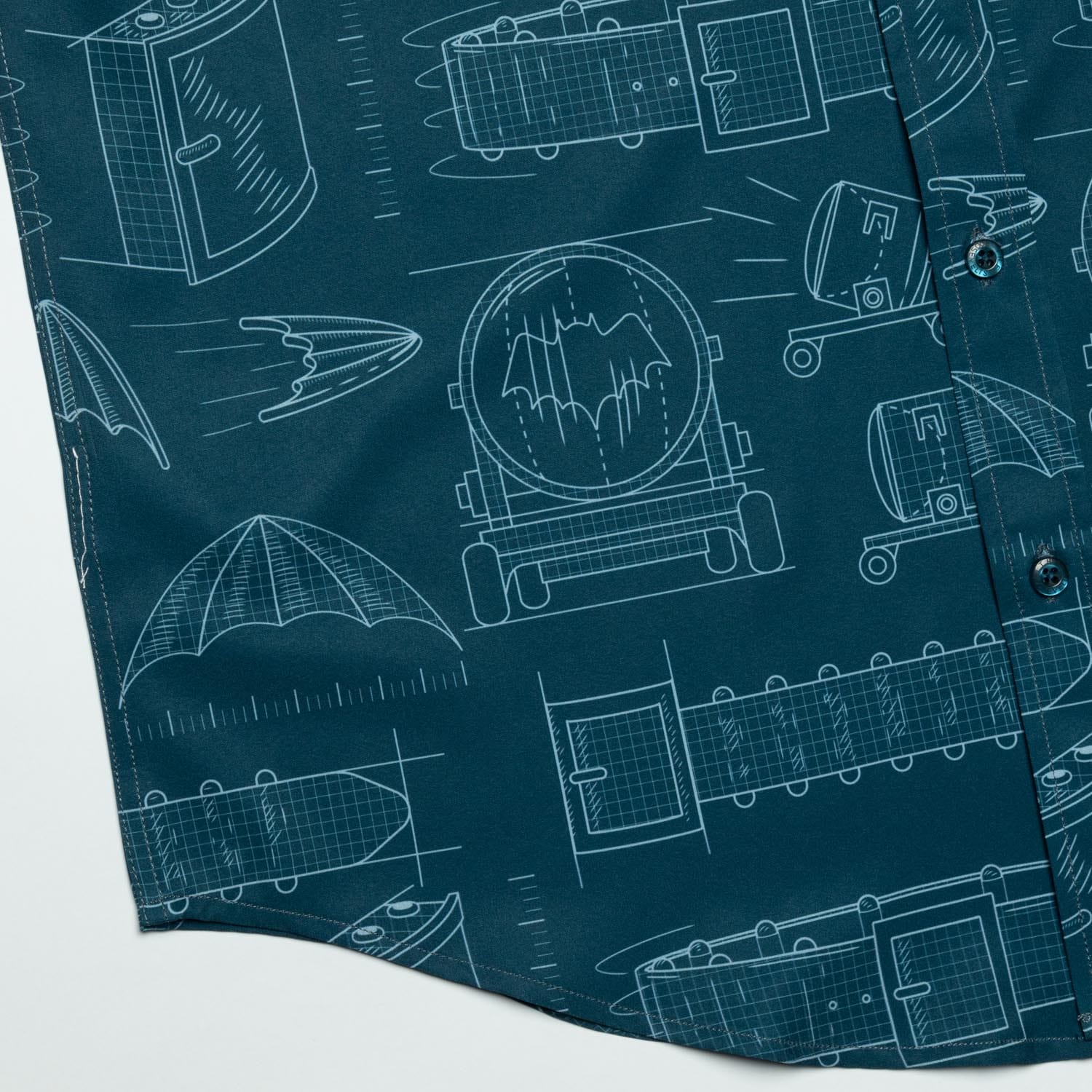 Batman "Batprints" – KUNUFLEX Short Sleeve Shirt - Image 7