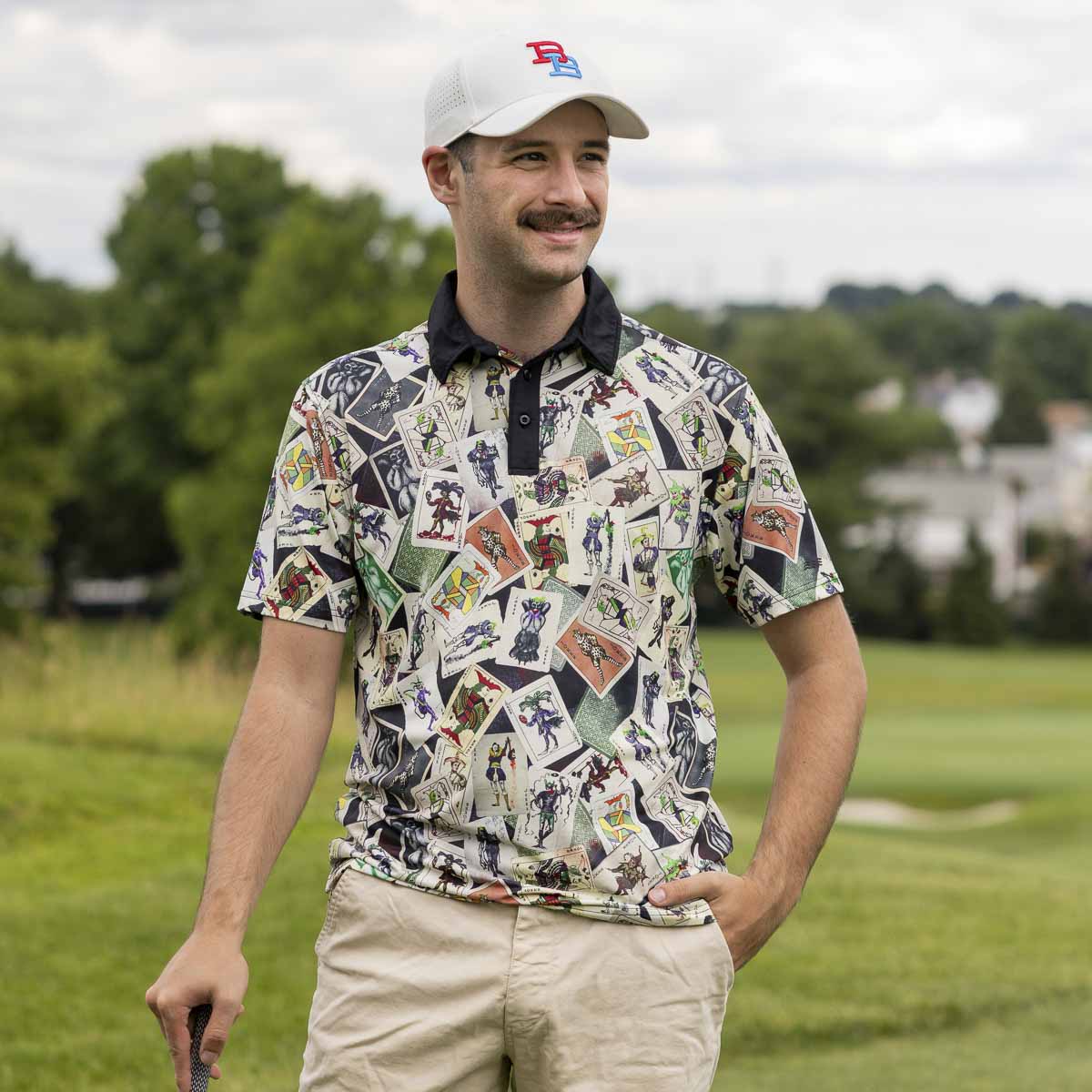 Batman™ 85th Anniversary Batman "Calling Card" – All-Day Polo - Image 3