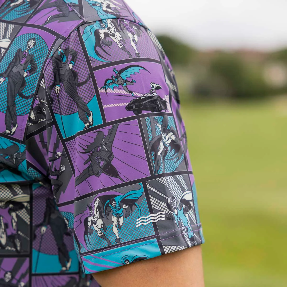Batman™ 85th Anniversary "Funny Papers" – All-Day Polo - Image 4