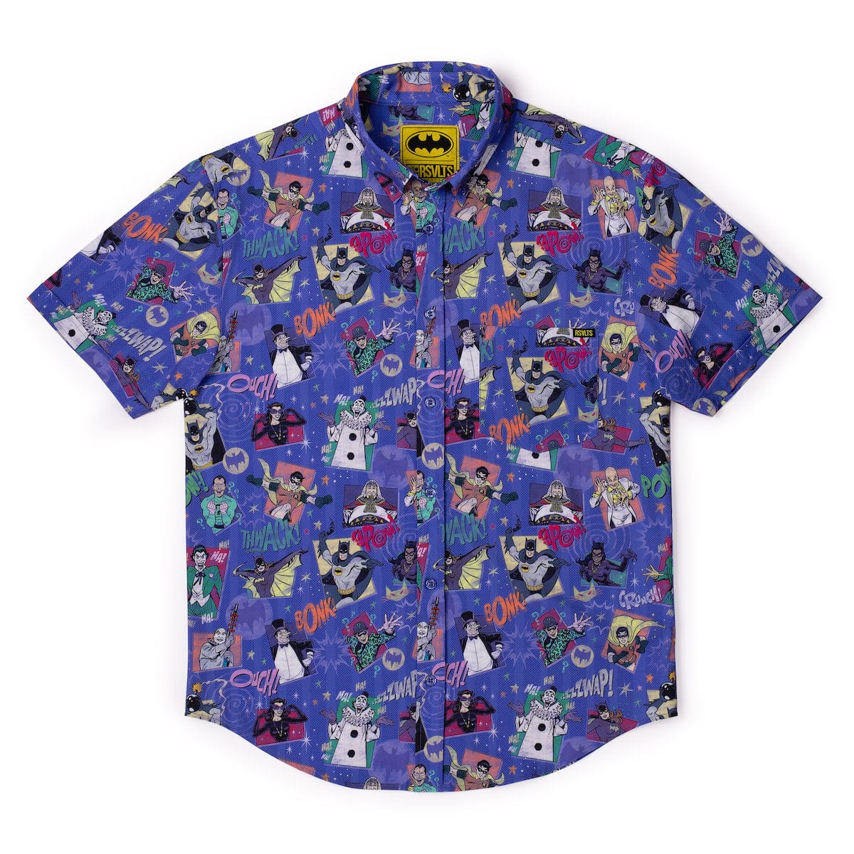 Batman™ 85th Anniversary "Kapow! Bonk! Thwack!" – KUNUFLEX Short Sleeve Shirt - Image 4