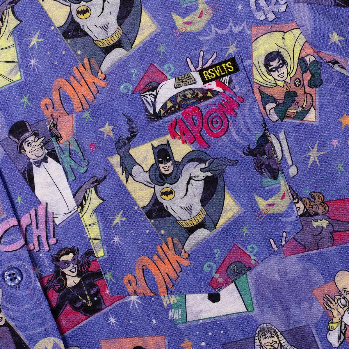 Batman™ 85th Anniversary "Kapow! Bonk! Thwack!" – KUNUFLEX Short Sleeve Shirt - Image 5