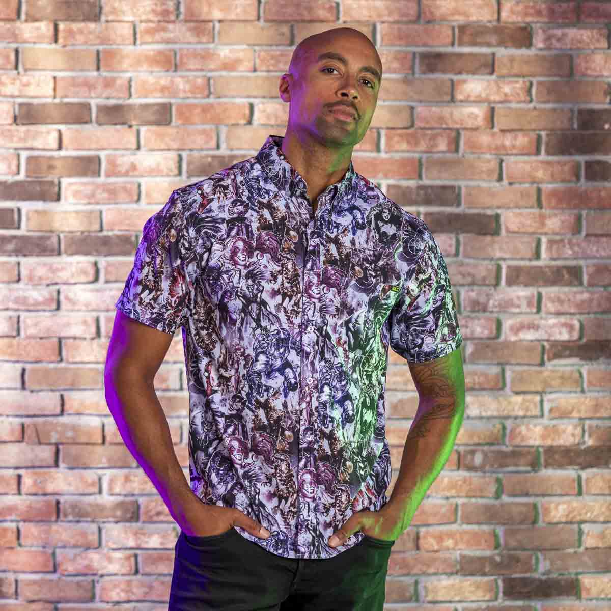 Batman "Rogues Gallery" – KUNUFLEX Short Sleeve Shirt - Image 2