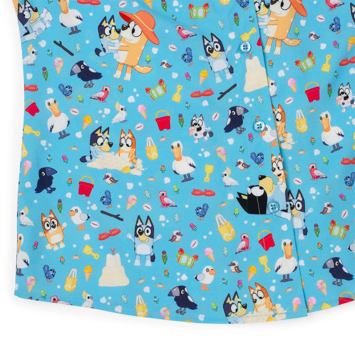 Bluey "Beach Day" – Women's KUNUFLEX Short Sleeve Shirt - Image 5
