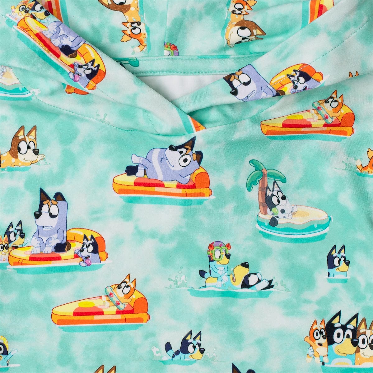 Bluey "Everybody in the Pool" – Preschooler Performance Hoodie - Image 3
