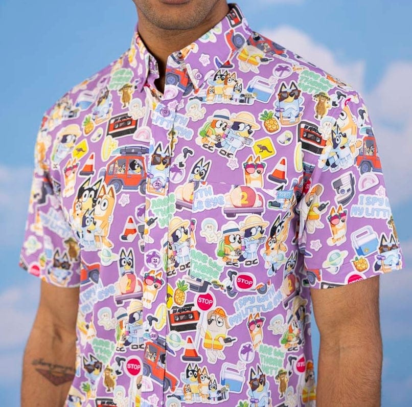 Bluey "Let's Motor" – KUNUFLEX Short Sleeve Shirt - Image 2