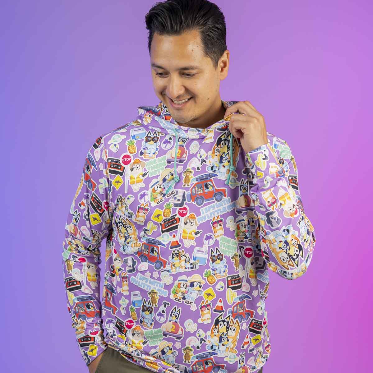 Bluey "Let's Motor" – Performance Hoodie - Image 4