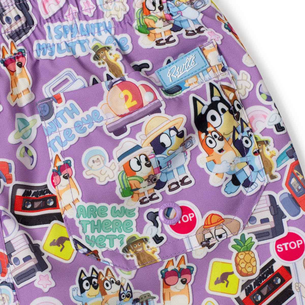 Bluey "Let's Motor" – Youth Hybrid Shorts - Image 2