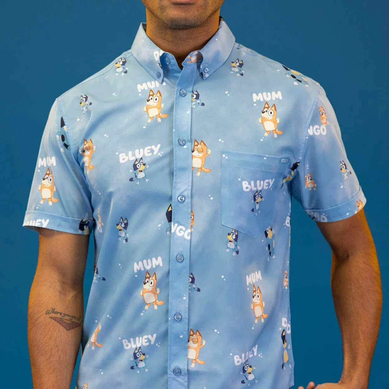 Bluey "Meet the Heelers" – KUNUFLEX Short Sleeve Shirt - Image 2