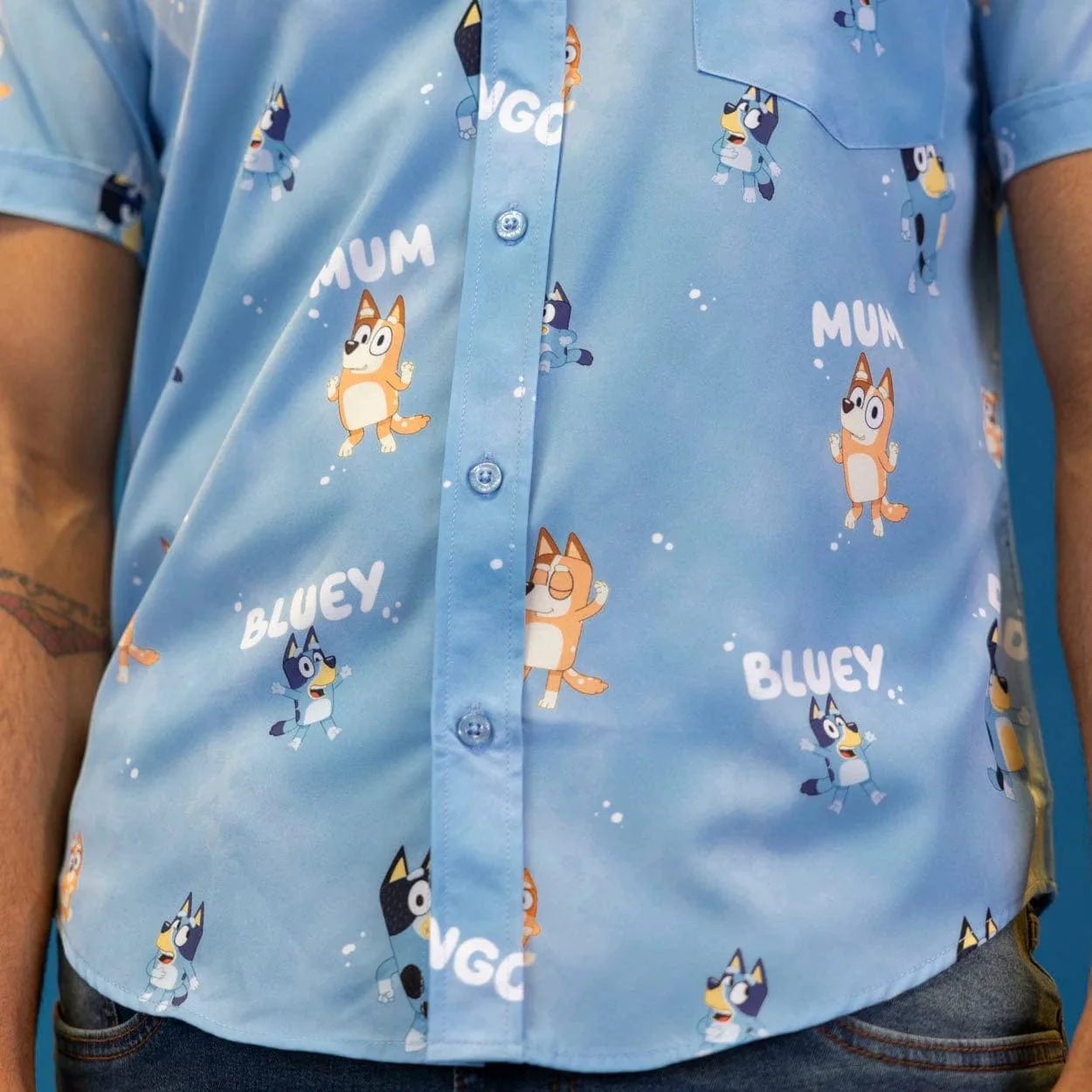 Bluey "Meet the Heelers" – KUNUFLEX Short Sleeve Shirt - Image 7