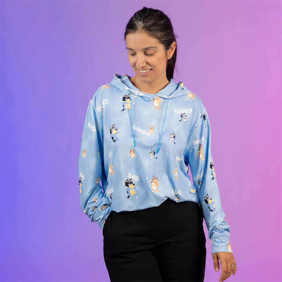 Bluey "Meet the Heelers" – Performance Hoodie - Image 5