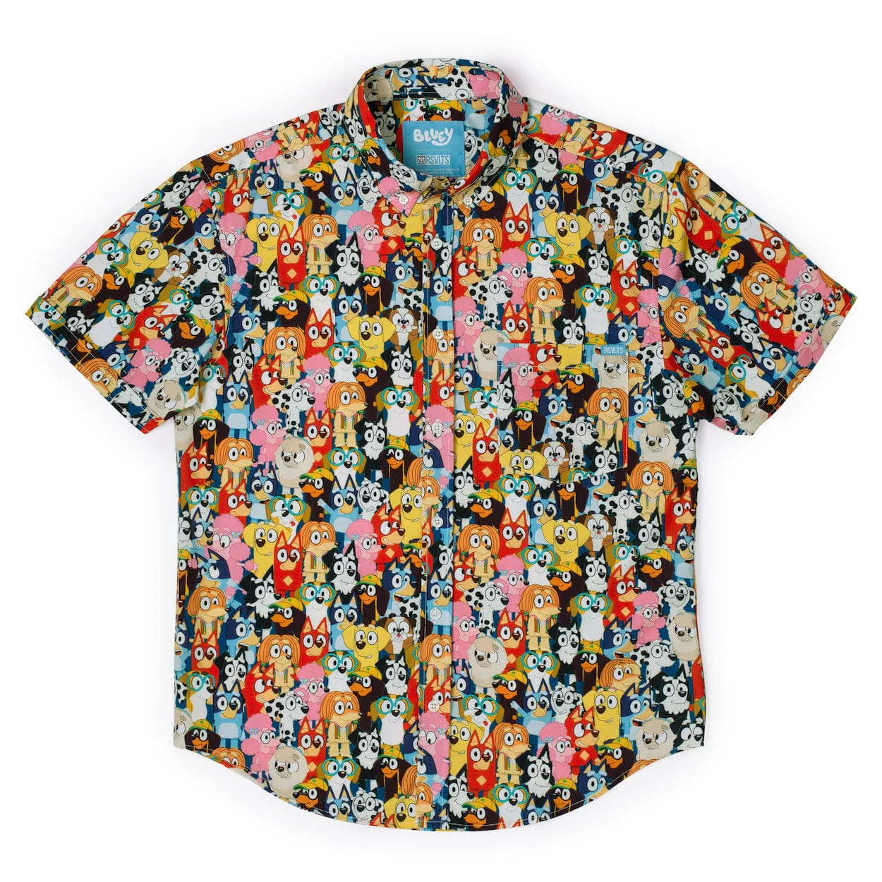 Bluey "Primary Pals" – KUNUFLEX Short Sleeve Shirt - Image 4