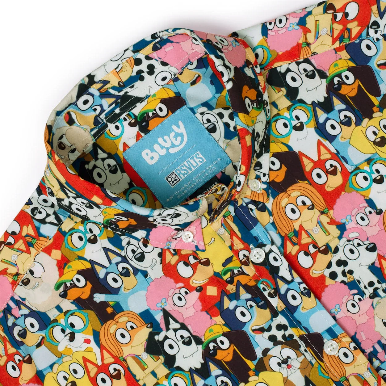Bluey "Primary Pals" – KUNUFLEX Short Sleeve Shirt - Image 5