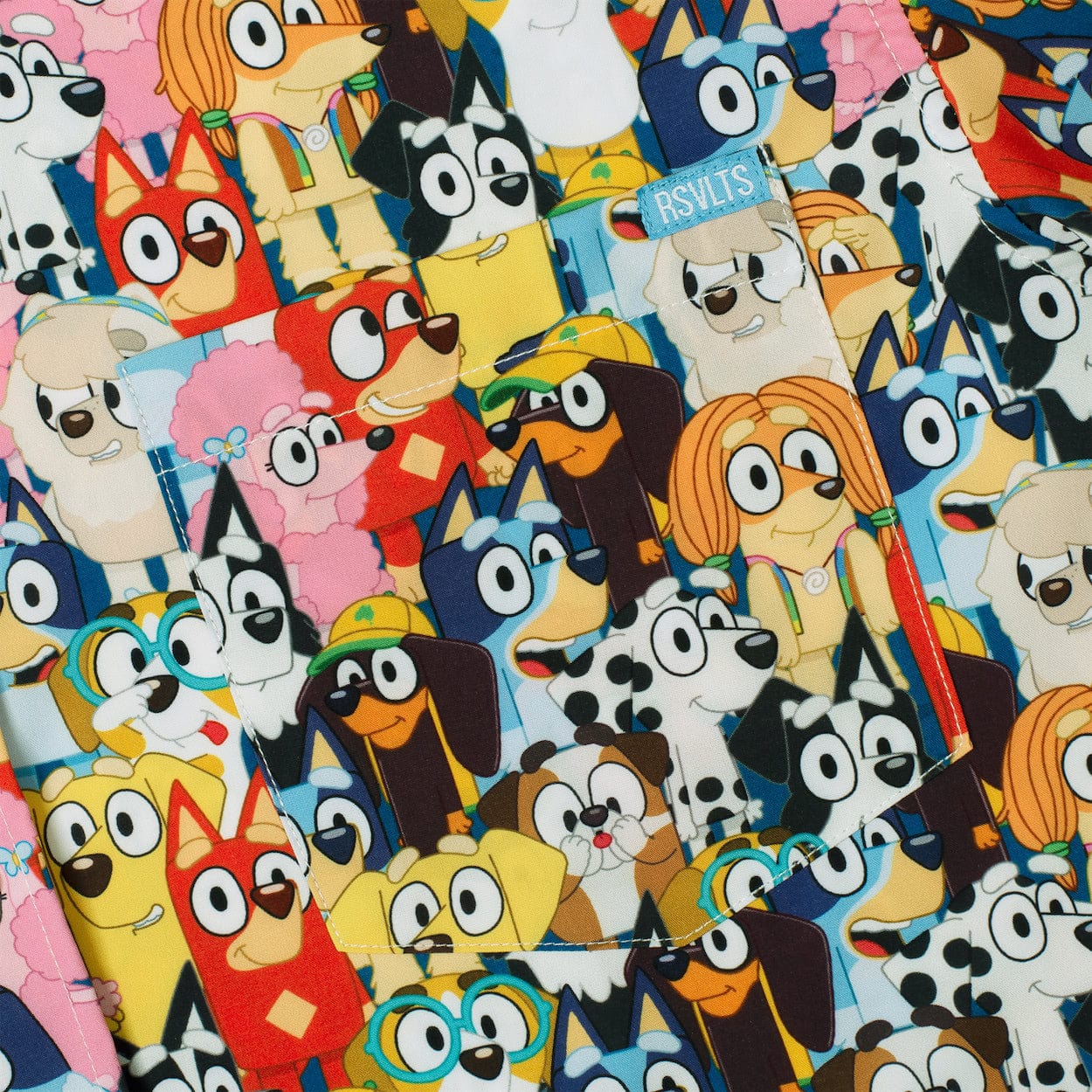 Bluey "Primary Pals" – KUNUFLEX Short Sleeve Shirt - Image 6