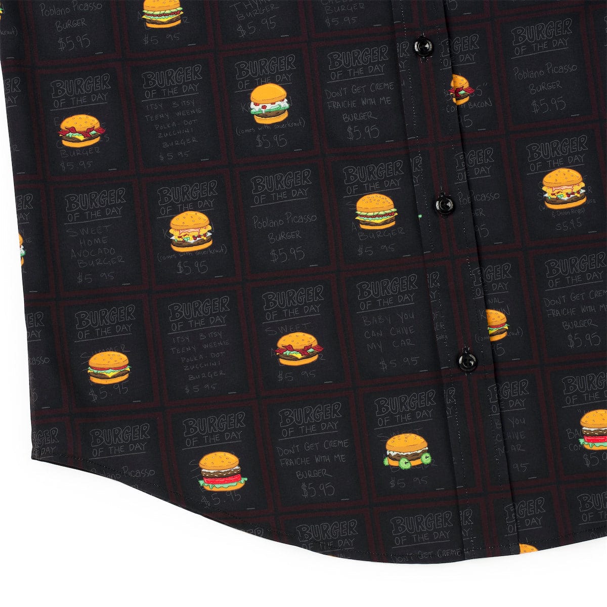 Bob's Burgers "Burgers of the Day" – KUNUFLEX Short Sleeve Shirt - Image 7