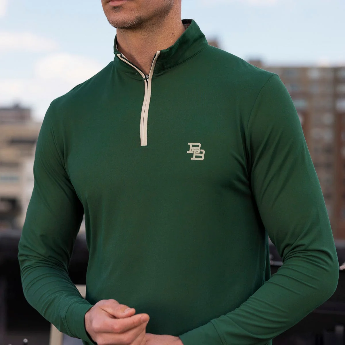 Breakfast Balls® "Hunter Green (Monogram)" – Quarter Zip - Image 5