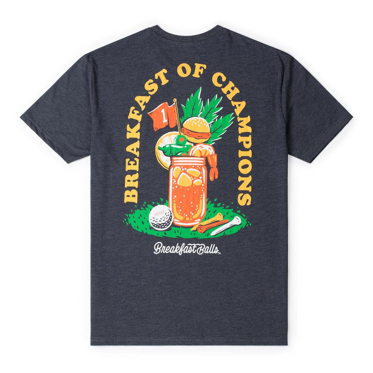 Breakfast Balls® "Most Important Drink of the Day" – Crewneck Tee - Image 5