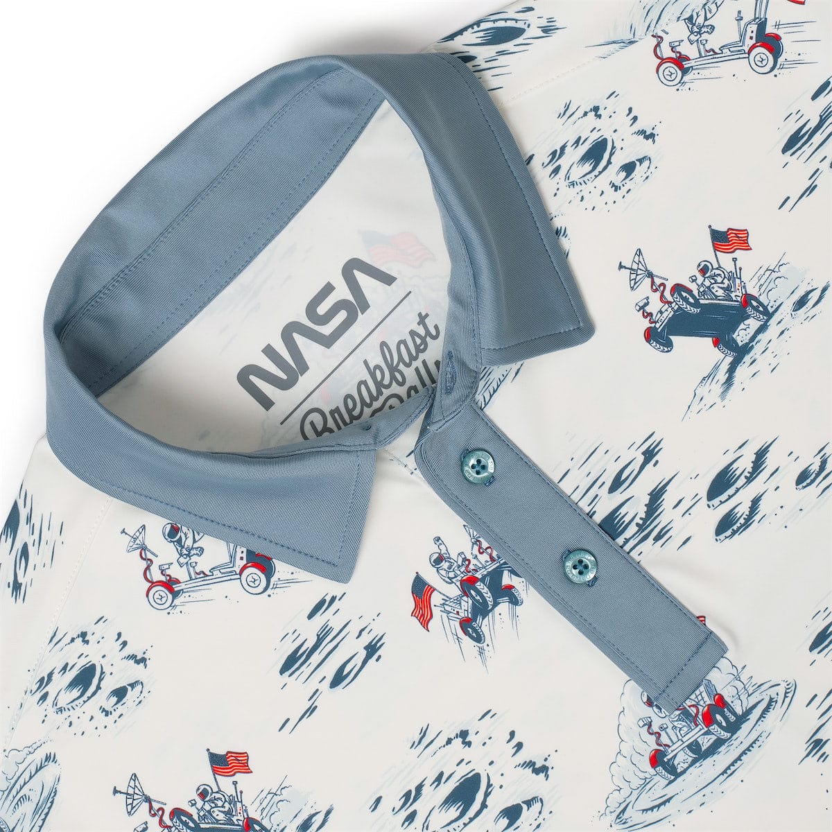 NASA "Moon Buggy (White)" – All-Day Polo - Image 5