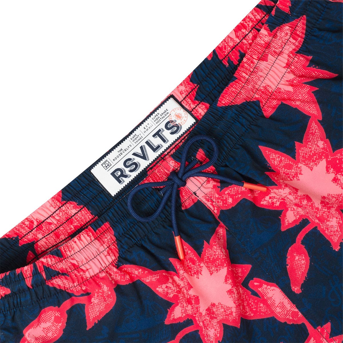 Camp Kunu Floral (Red) – Hybrid Shorts - Image 2