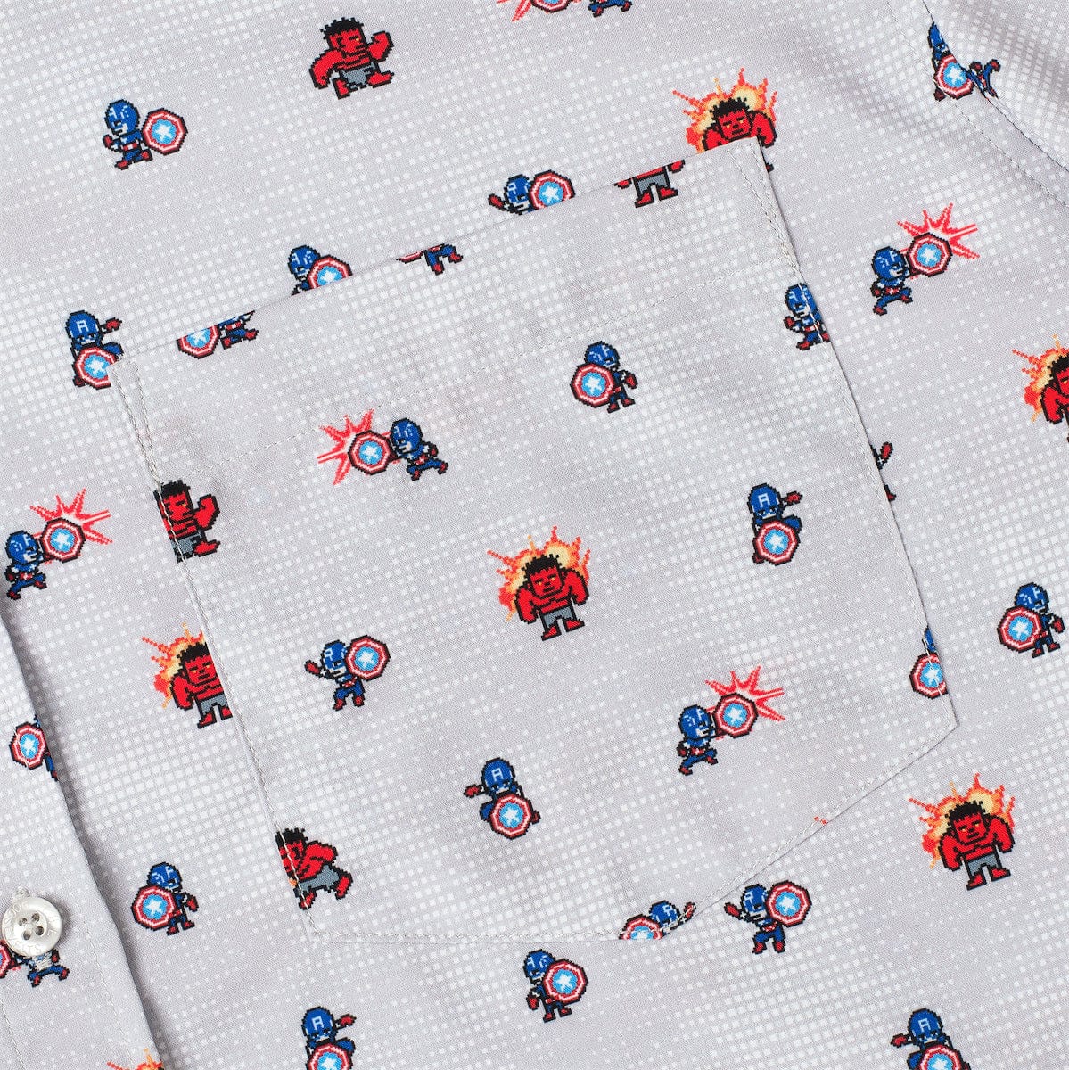 Captain America "Red Fightin' Blue" – KUNUFLEX Short Sleeve Shirt - Image 3