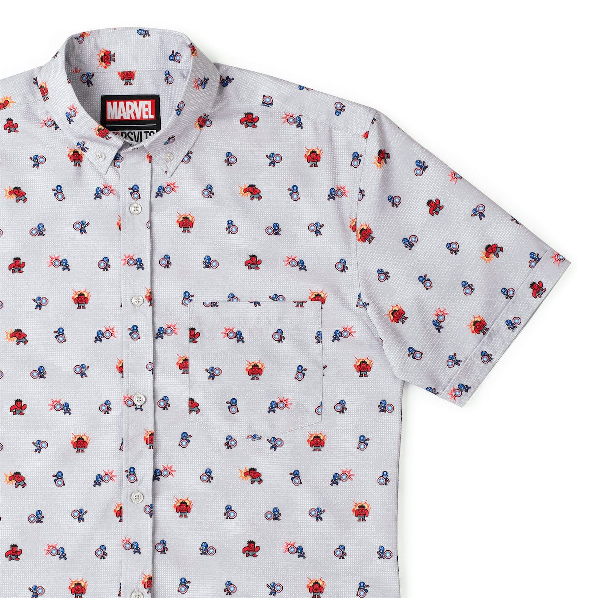 Captain America "Red Fightin' Blue" – KUNUFLEX Short Sleeve Shirt - Image 9