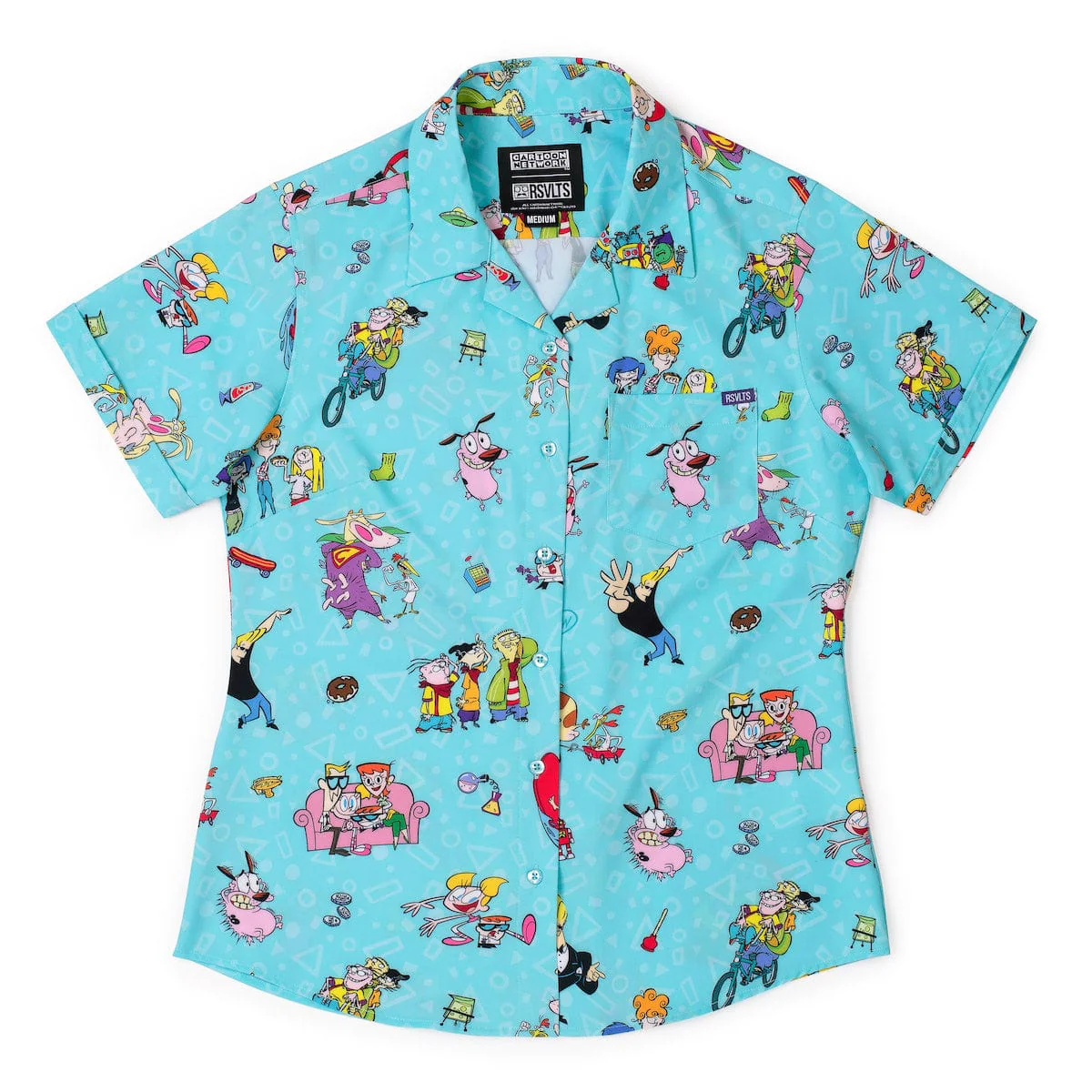 Cartoon Network "Friday Lineup" – Women's KUNUFLEX Short Sleeve Shirt - Image 3
