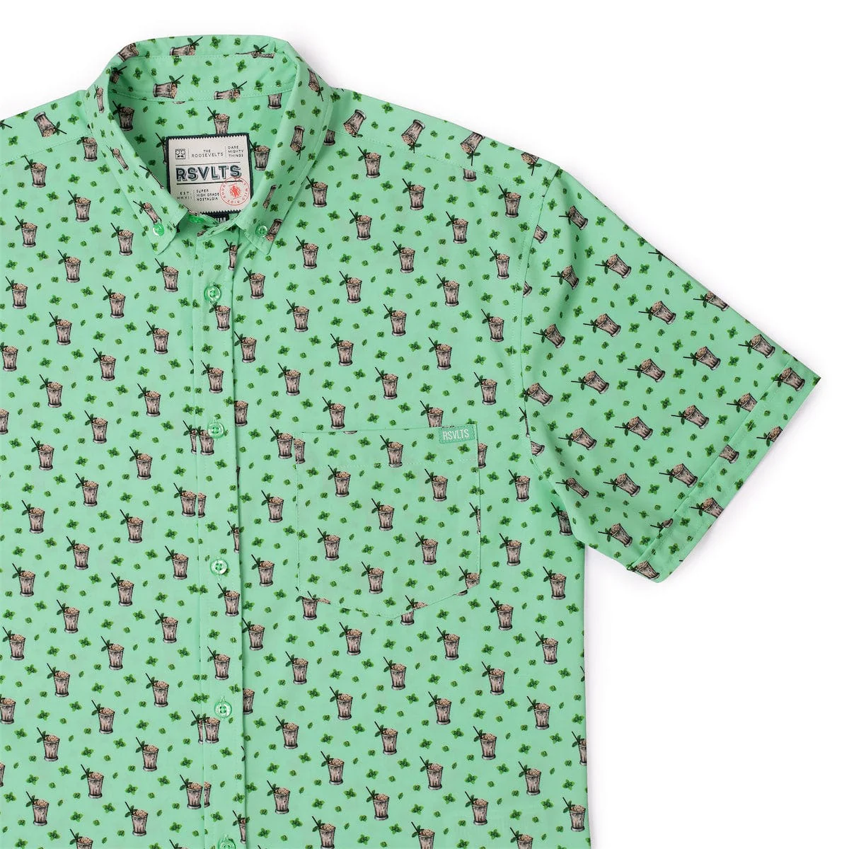 Classic Refresh-Mint – KUNUFLEX Short Sleeve Shirt - Image 2