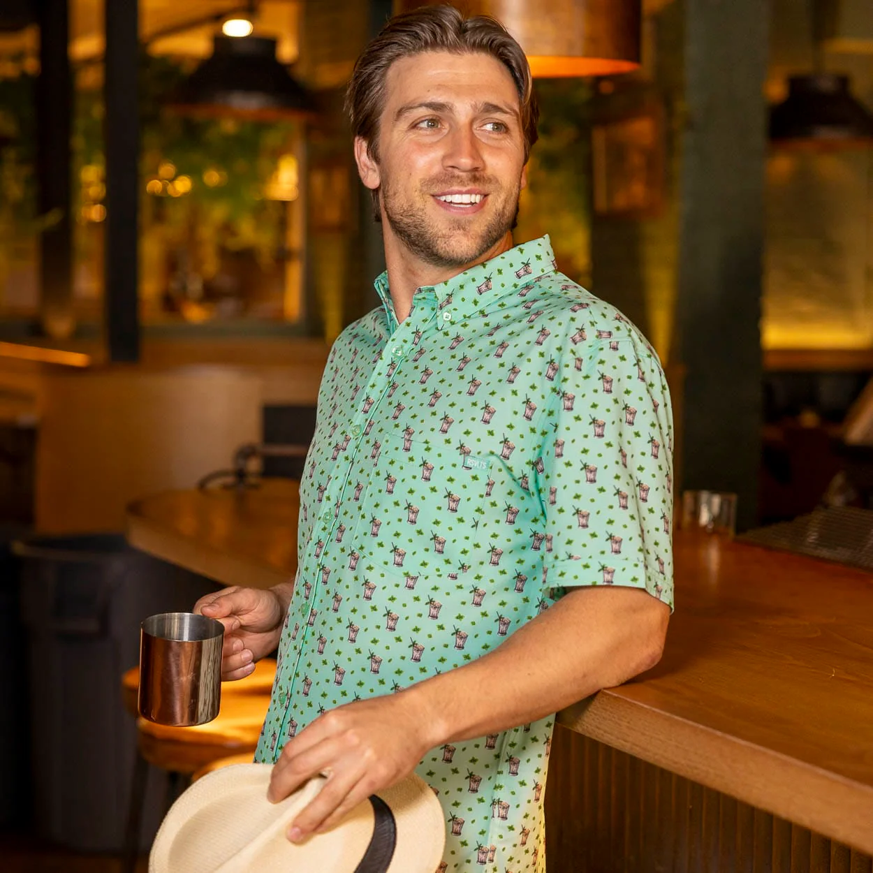 Classic Refresh-Mint – KUNUFLEX Short Sleeve Shirt - Image 3