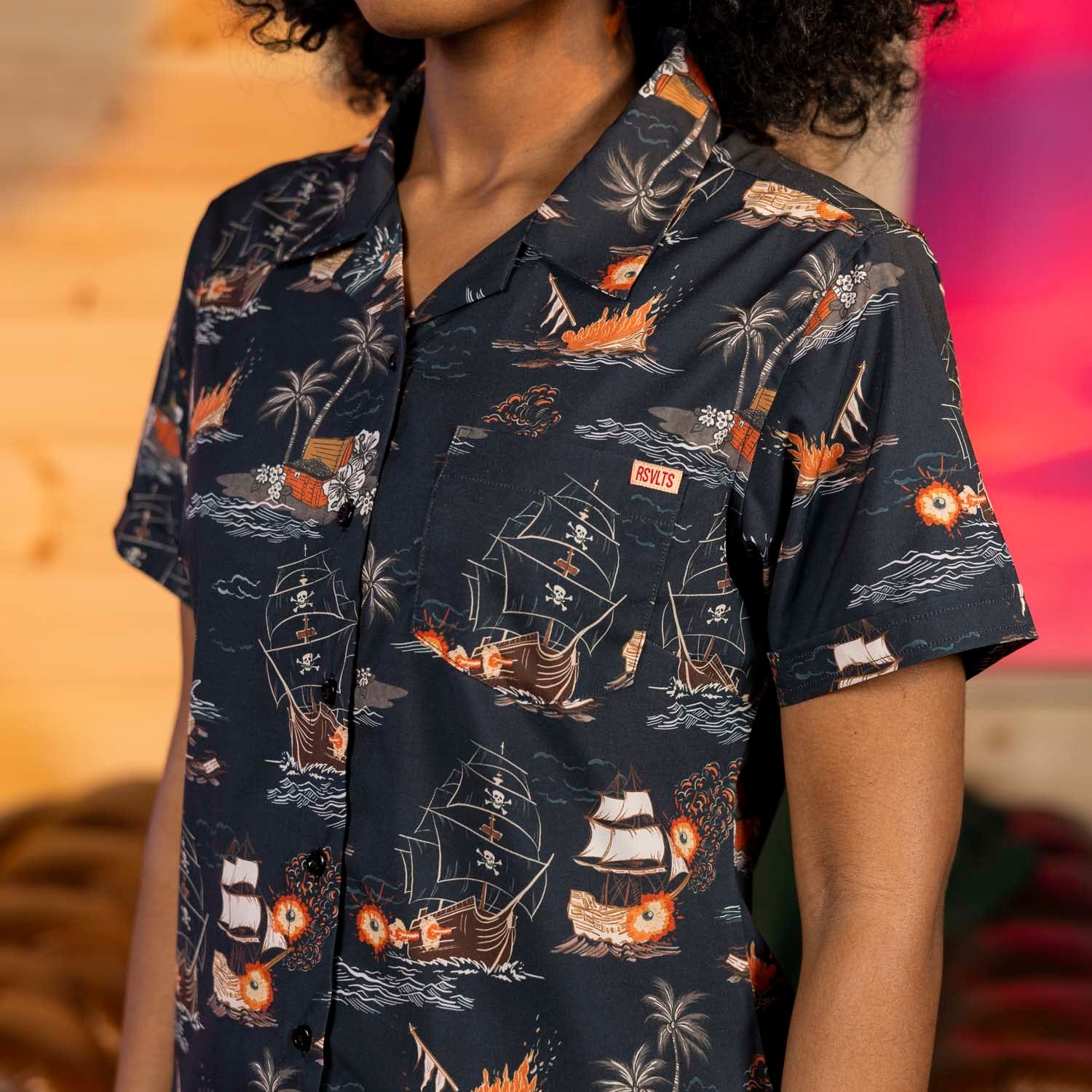 Days of Plunder – Women's KUNUFLEX Short Sleeve Shirt - Image 3