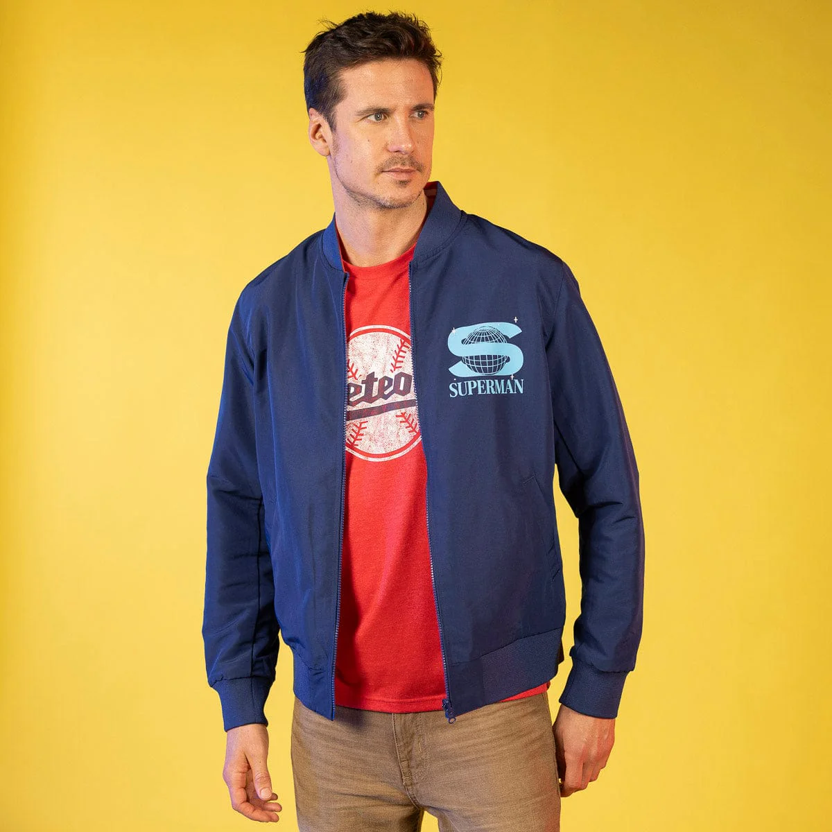 Superman™ "Hometown Hero” – Reversible Bomber Jacket - Image 4