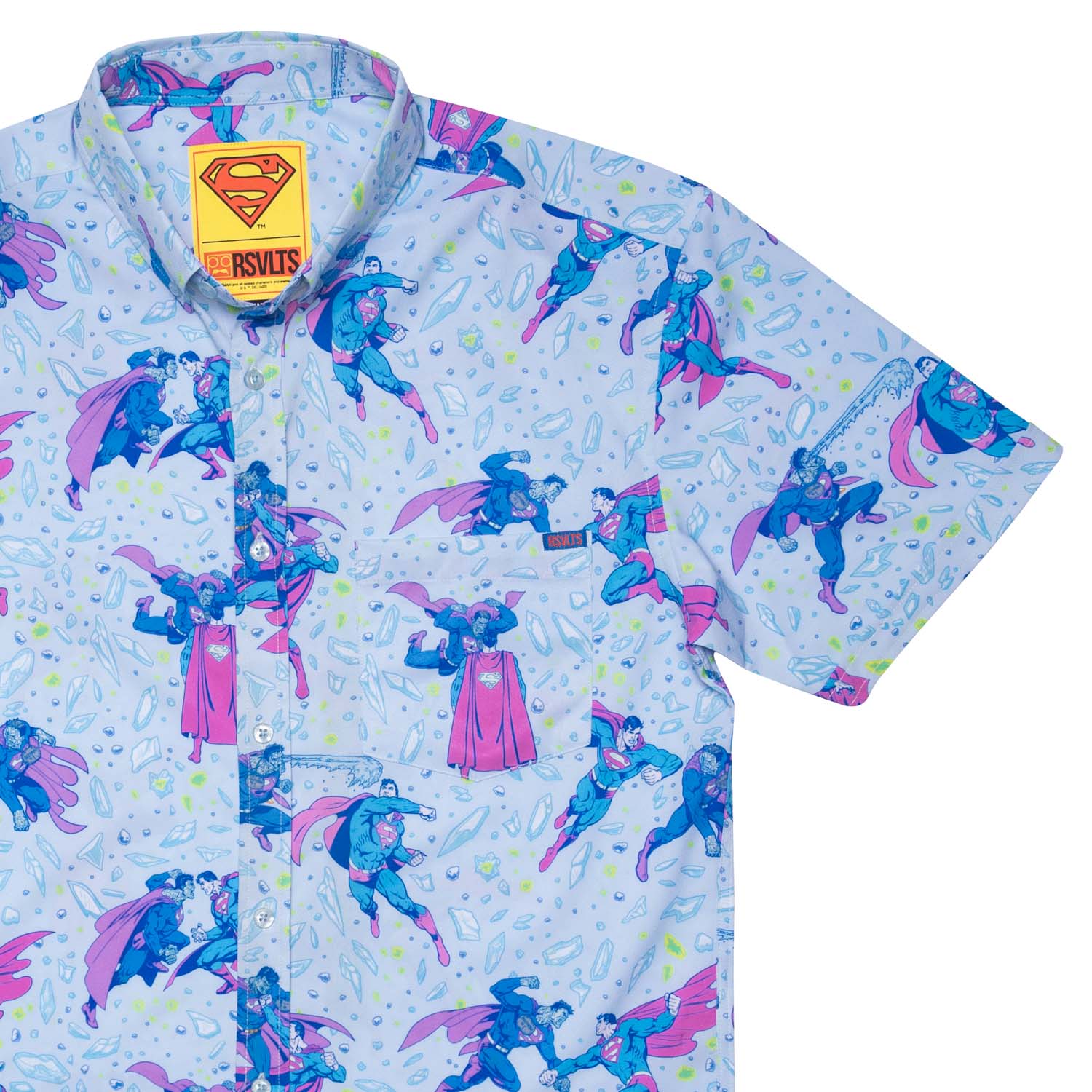 Superman™ "Superman vs. Bizarro™" – KUNUFLEX Short Sleeve Shirt