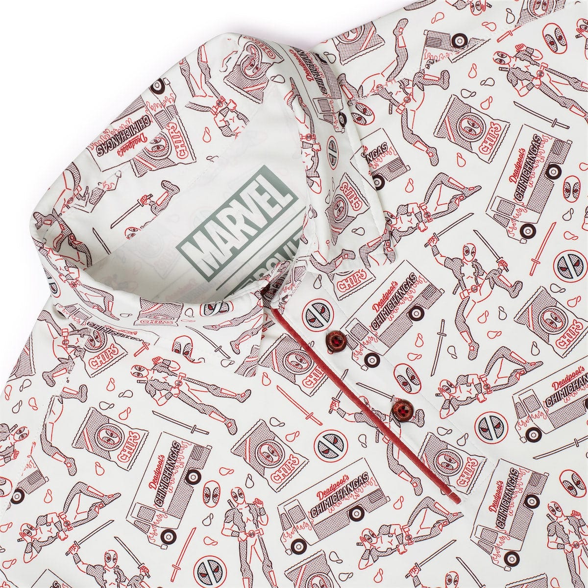 Deadpool "Chips and Chimi" – All Day Polo - Image 5