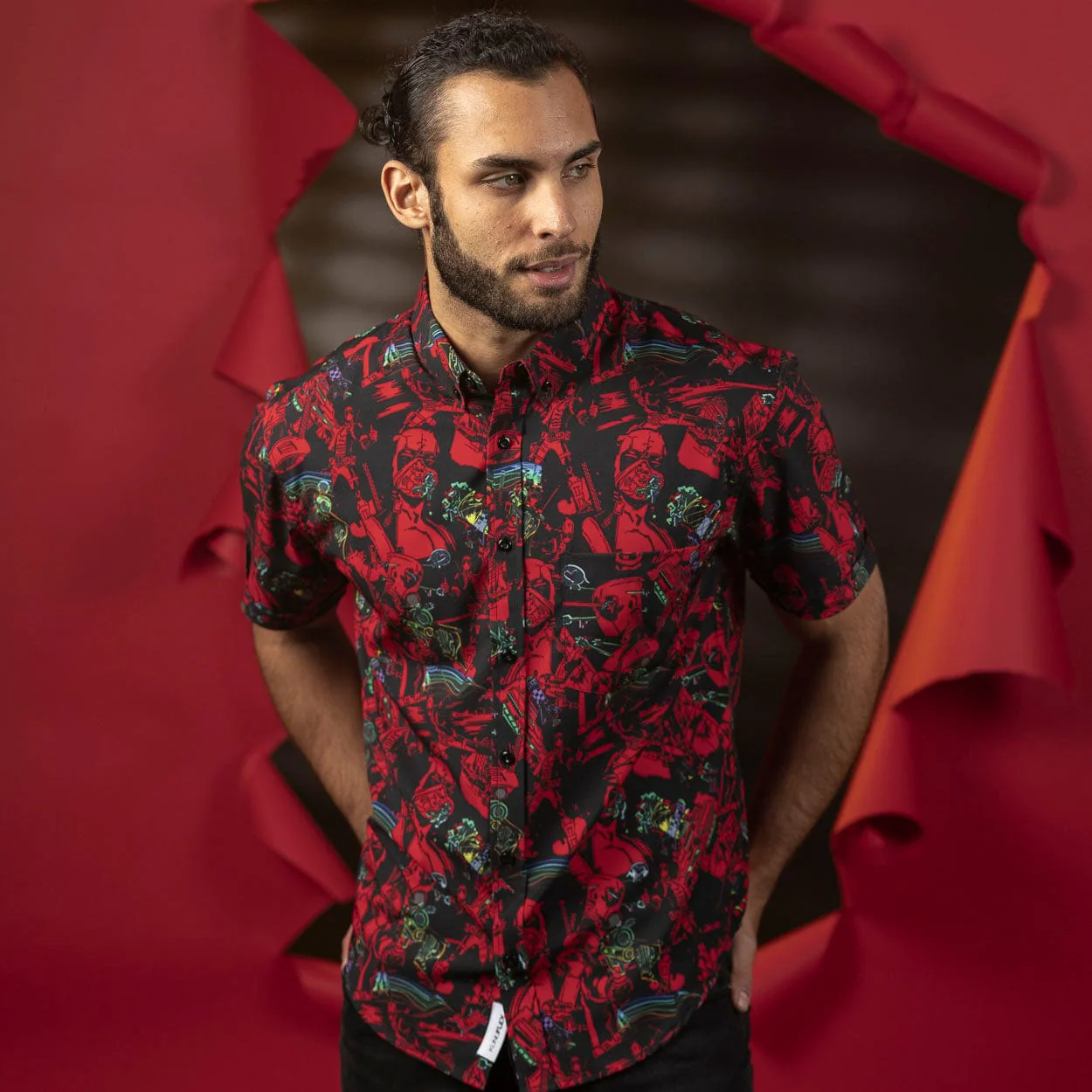 Deadpool "Maximum Effort" – KUNUFLEX Short Sleeve Shirt - Image 3