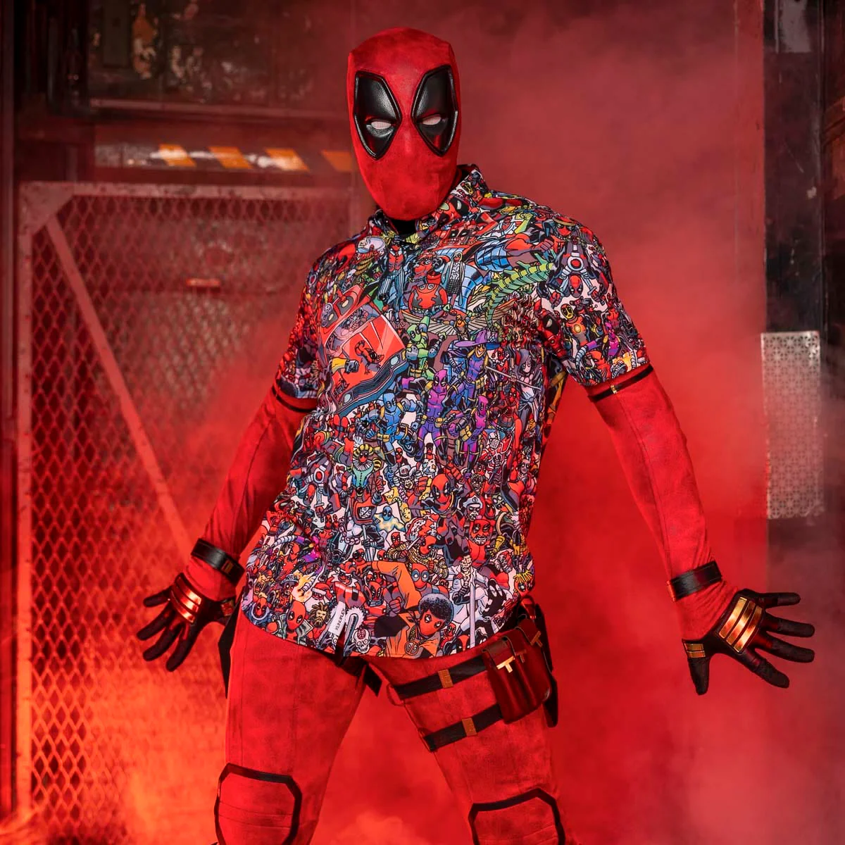 Deadpool "Wade Parade" – KUNUFLEX Short Sleeve Shirt - Image 2