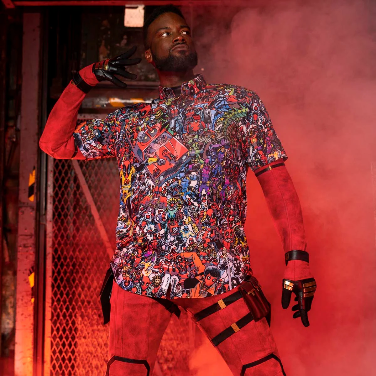 Deadpool "Wade Parade" – KUNUFLEX Short Sleeve Shirt - Image 4