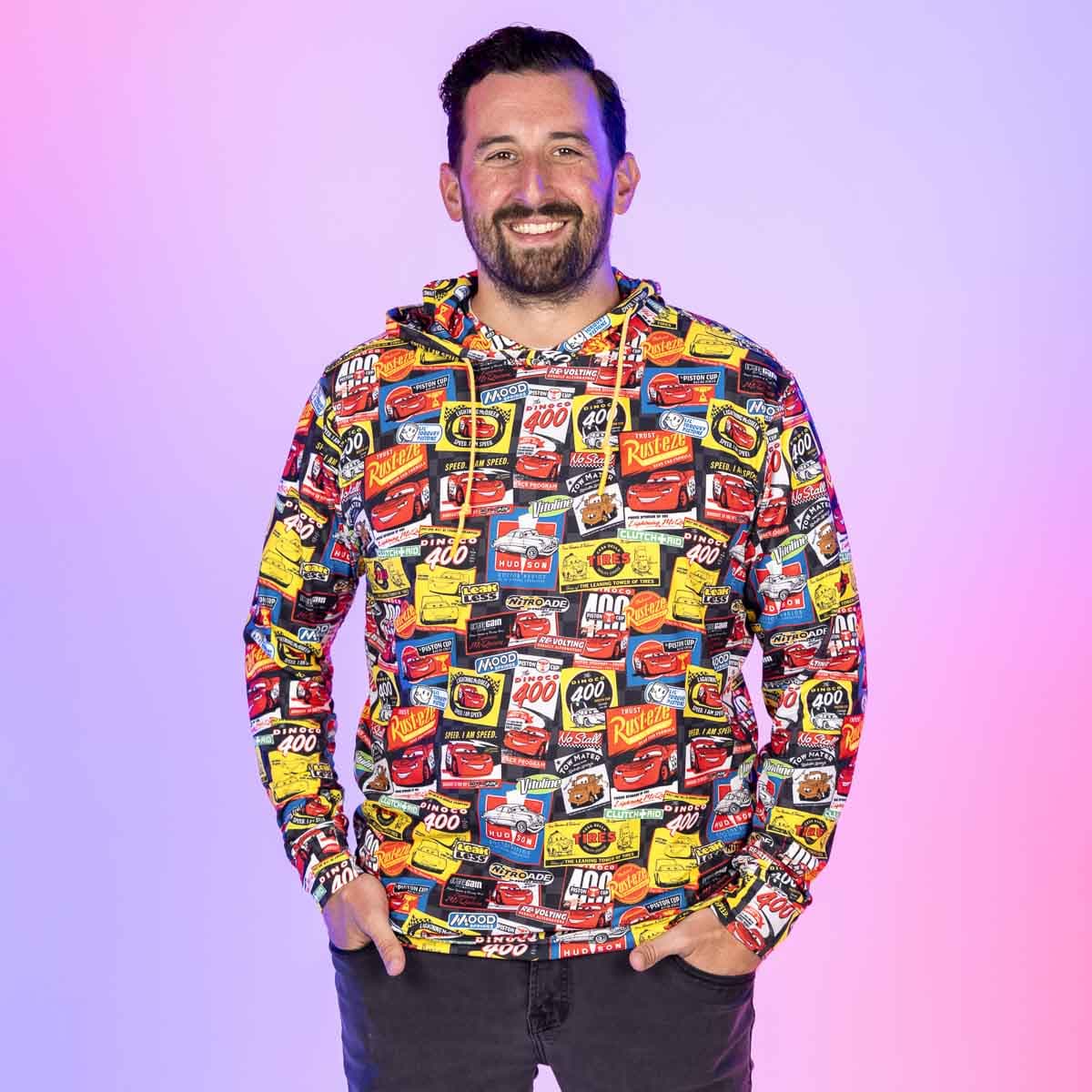 Disney and Pixar Cars "Sponsors of Speed" – Performance Hoodie - Image 2