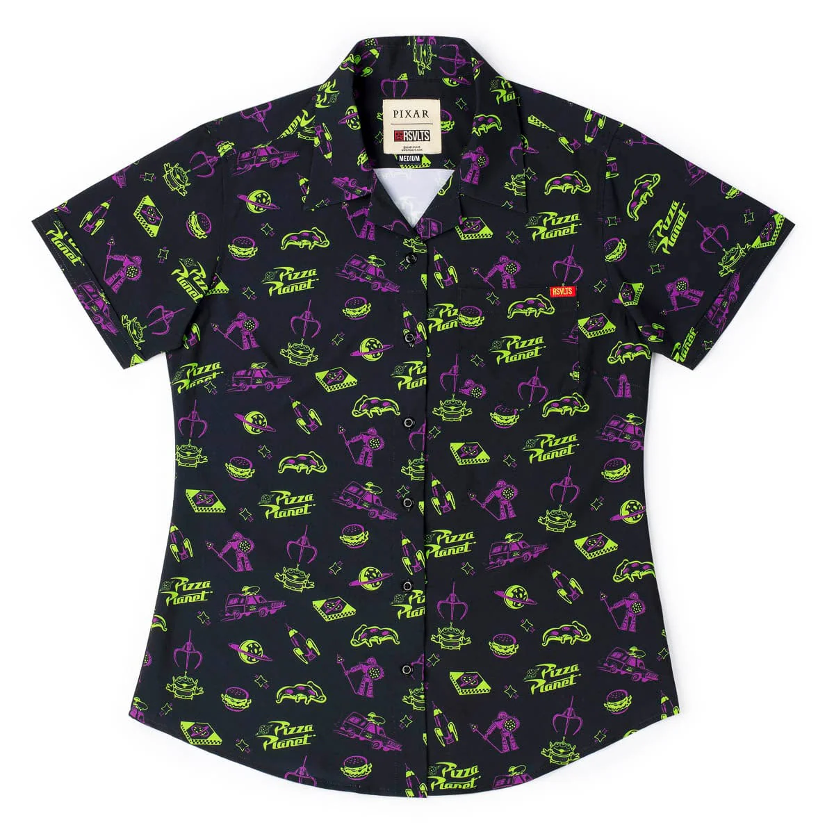 Disney and Pixar Toy Story "Cleared to Enter" – Women's KUNUFLEX Short Sleeve Shirt - Image 2