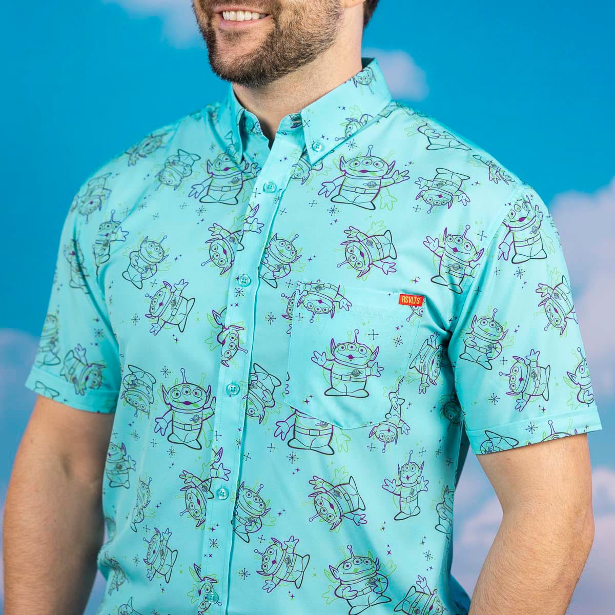 Disney and Pixar Toy Story "Eternally Grateful" – KUNUFLEX Short Sleeve Shirt - Image 4