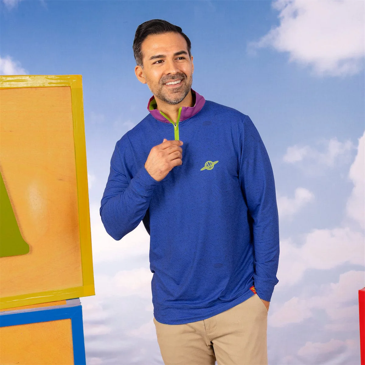 Disney and Pixar Toy Story "The Crane Escape (Dark Blue)" – Quarter Zip - Image 2
