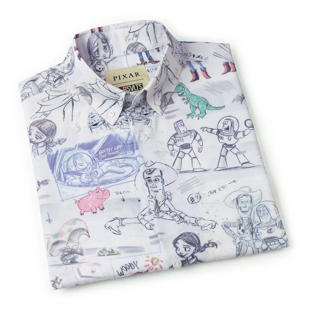 Disney and Pixar Toy Story "Toy Story-Board" – KUNUFLEX Short Sleeve Shirt - Image 8