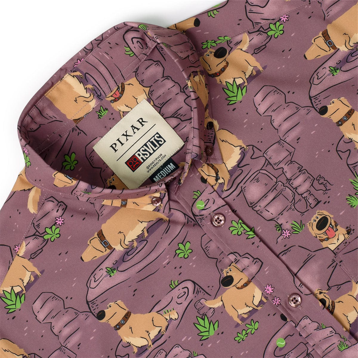 Disney and Pixar Up "My Name Is Dug" – KUNUFLEX Short Sleeve Shirt - Image 6