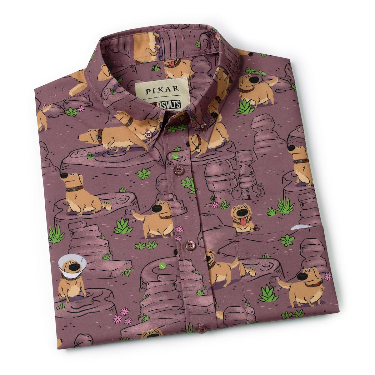 Disney and Pixar Up "My Name Is Dug" – KUNUFLEX Short Sleeve Shirt - Image 8