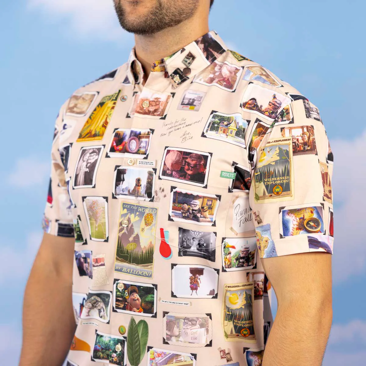 Disney and Pixar Up "Our Adventure Book" – KUNUFLEX Short Sleeve Shirt - Image 2